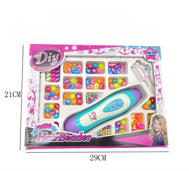 DIY Hair Beader | Fashion Hair Beader Toy For Kids